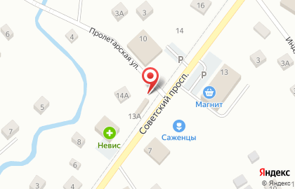 Сеть булочных Асканиа на Советском проспекте на карте