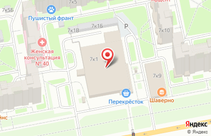 Ип Журавлев на Богатырском проспекте на карте