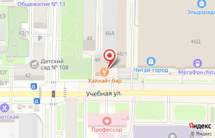 Экспресс-кофейня Rocket Coffee на Учебной улице на карте