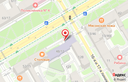 Детский сад № 45 Василеостровского района на карте