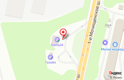 АЗС Красный Яр в Заельцовском районе на карте