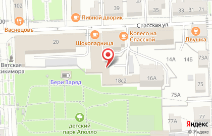 Торгово-сервисная компания АвтоКлимат на Спасской улице на карте