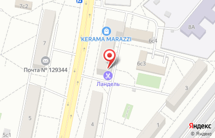 Сервисный центр TonyElectronics на улице Лётчика Бабушкина на карте