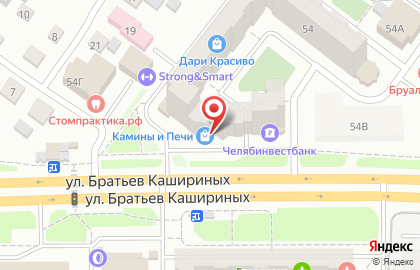 Торговая фирма Аквамарин на улице Братьев Кашириных на карте