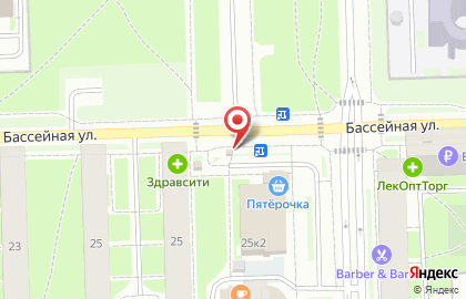 Киоск по продаже фруктов и овощей ЯR Фрукт в Московском районе на карте