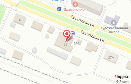 Магазин строительных материалов Стройточка на Советской улице на карте