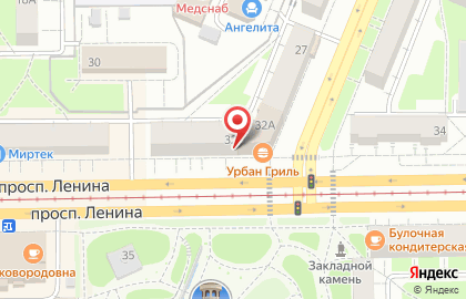 Многопрофильная фирма Flash на проспекте Ленина на карте