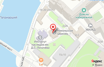 Церковь Николая Чудотворца в Москве на карте