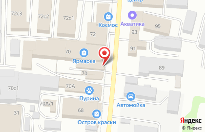 Магазин дверей и напольных покрытий на Рабочей улице на карте