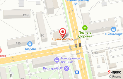 Сервисный центр Смартсервис в Октябрьском районе на карте