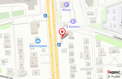 Киоск фастфудной продукции ШаурМаркет в Коминтерновском районе на карте