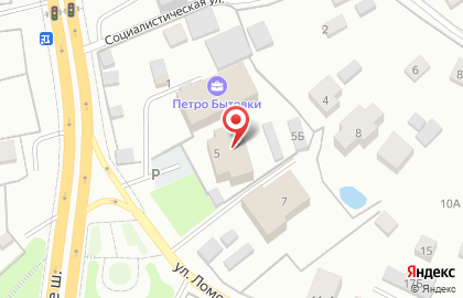 Меркурий на улице Ломоносова на карте