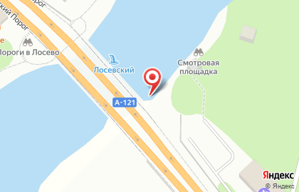 Лосевская на карте