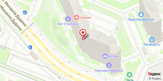 Автошкола 4 Колеса на метро Парнас на карте