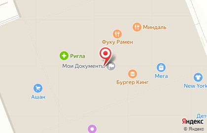 Многофункциональный центр Мои документы в Нижнем Новгороде на карте