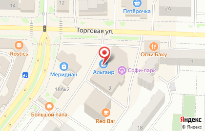Компания по продаже блюд японской кухни Сумо суши на Торговой улице на карте