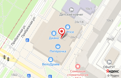 Магазин Fix Price на Караваевской улице на карте