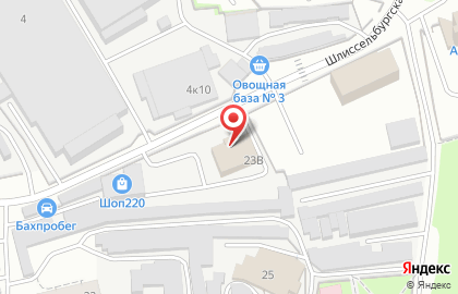 ТЦ Союз на Шлиссельбургской улице на карте
