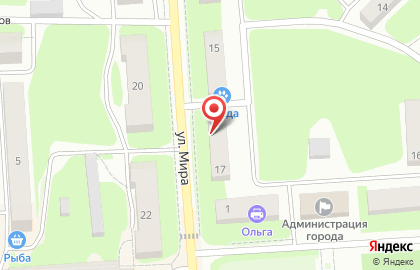 Микрокредитная компания Центрофинанс на улице Мира на карте