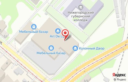 Салон Фабрика диванов на Гордеевской улице на карте