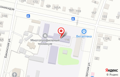 Участковый пункт полиции на улице Орджоникидзе на карте