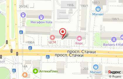 Росбанк в Ростове-на-Дону на карте