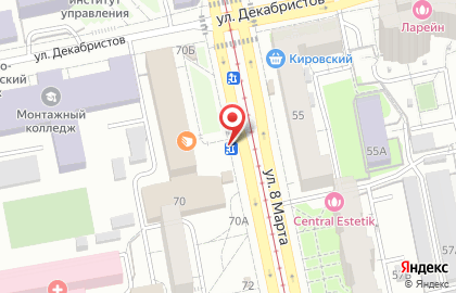 Лотур на карте