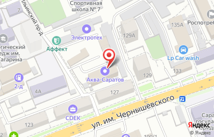 Агентство недвижимости Импульс в Октябрьском районе на карте