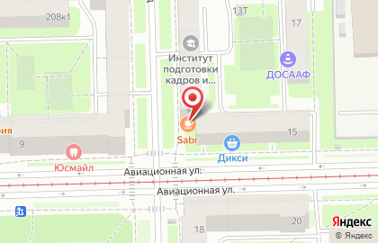 Бистро А-ля Шаверма на Авиационной улице на карте