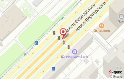 Остеклить балкон метро Проспект Вернадского на карте