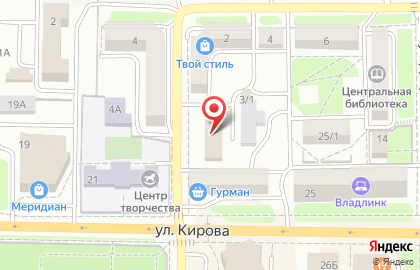 Салон-парикмахерская Радуга на Кооперативной улице на карте