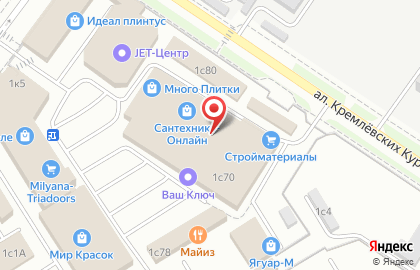 Магазин отделочных материалов, ИП Максименко Л.Н. на карте