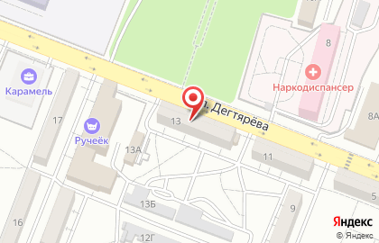 Торгово-производственная компания КДМ в Тракторозаводском районе на карте