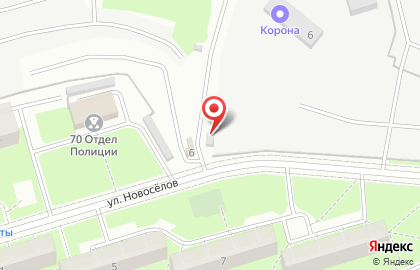 Мсв на улице Новосёлов на карте