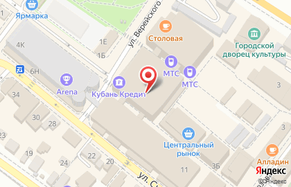 МФК Быстроденьги Новороссийск на карте