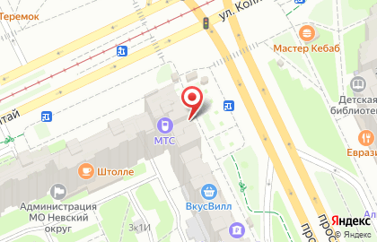 Ломбард 585*Золотой на проспекте Большевиков на карте