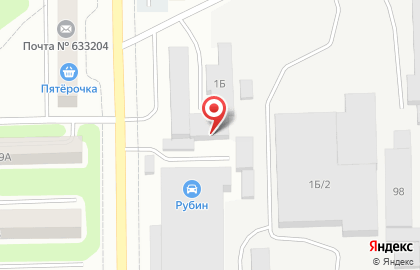 Сауна Рубин в Искитиме на карте