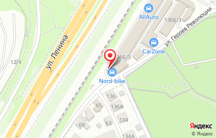Сервисный центр по ремонту подушек безопасности Силена на улице Героев Революции на карте