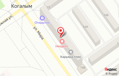 Открытие Брокер в Ханты-Мансийске на карте