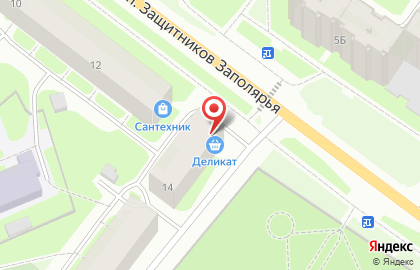 Фирменный магазин Деликат в Коле на карте