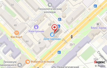 Кореана на улице Карла Маркса на карте