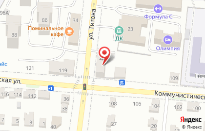 Парикмахерская Золотая Стрекоза на улице Титова на карте
