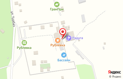 База отдыха Рублёвка в Волгограде на карте
