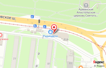 Продовольственный магазин в Засвияжском районе на карте