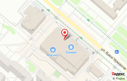 Центр паровых коктейлей Мята Lounge на улице Баки Урманче на карте