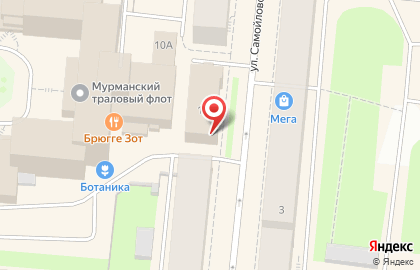Кафе быстрого питания Шаурма Цезарь на улице Самойловой на карте