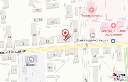 EХ на Первомайской улице на карте