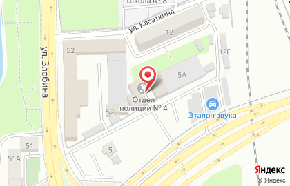 Отдел полиции №4 Управление МВД России по г. Пензе на карте