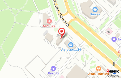 Магазин сантехники и мебели для ванных комнат Акватория в Волгограде на карте