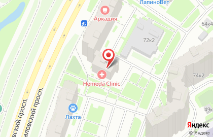 Медицинский центр современных технологий Hemeda Clinic на карте